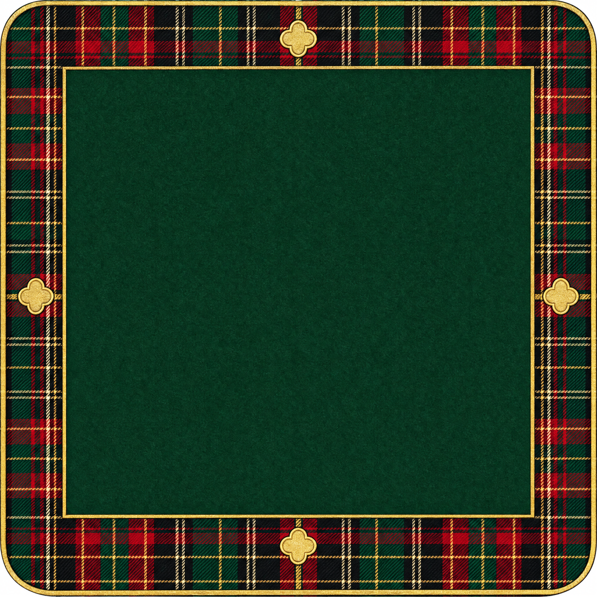 TARTAN & TIDINGS mahjong mat design