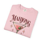 Mahjong & Martinis T-Shirt, garment-dyed cotton T-shirt
