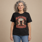 Mahjong Roundup T-Shirt in black