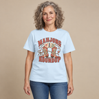 Mahjong Roundup T-Shirt in Chambray blue