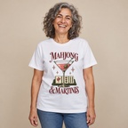 Mahjong & Martinis T-Shirt in white