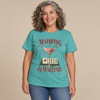 Mahjong & Martinis T-Shirt in Seafoam green
