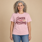 Sorry, I Have Mahjong T-Shirt in Blossom pink