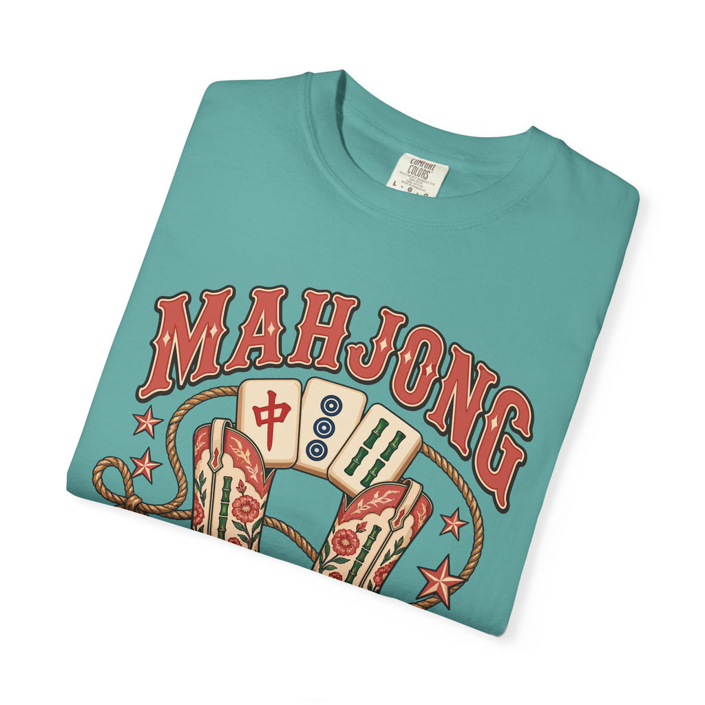 Mahjong Roundup T-Shirt, garment-dyed cotton T-shirt