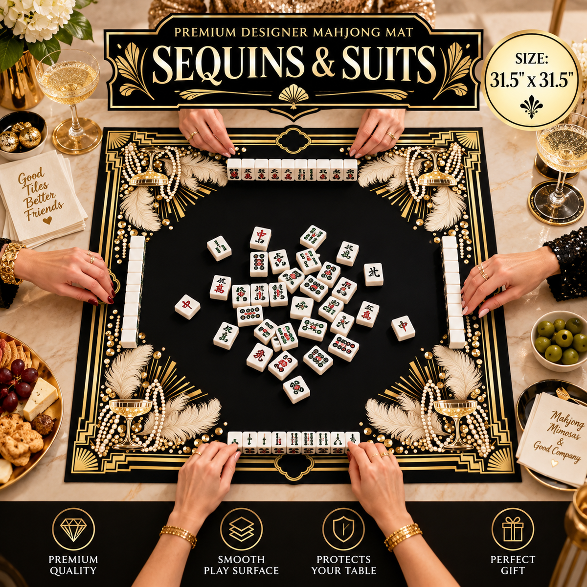 SEQUINS & SUITS