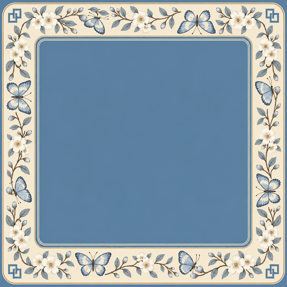 BLUE PAPILLON