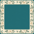 TEAL FLOURISH