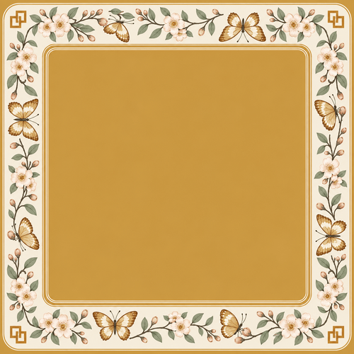 AMBER FLUTTER - Mahj Mat Studio