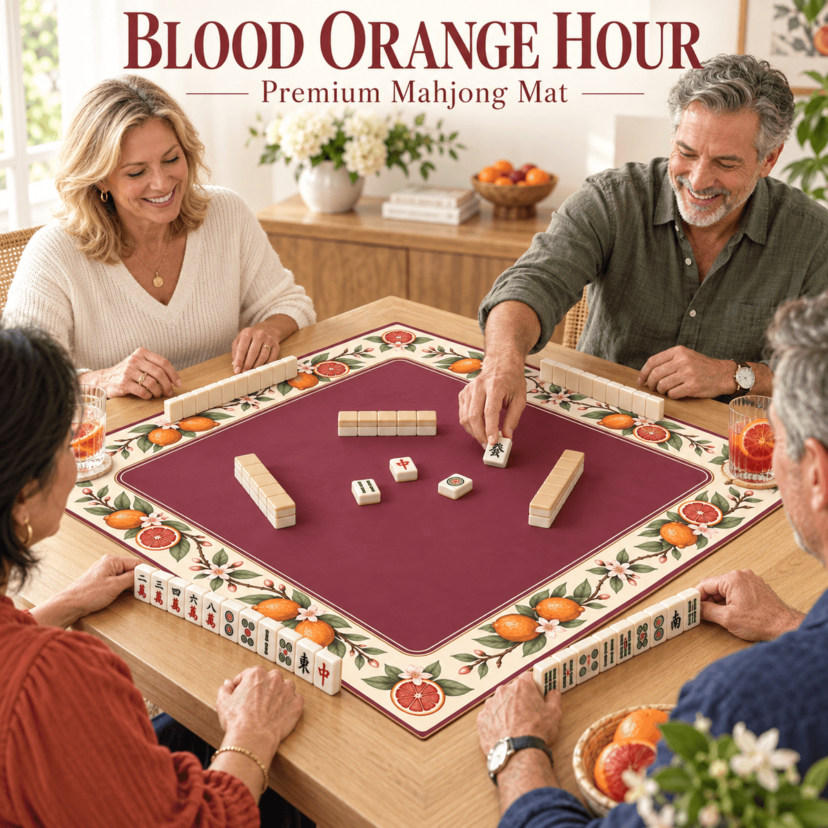 BLOOD ORANGE HOUR - Mahj Mat Studio