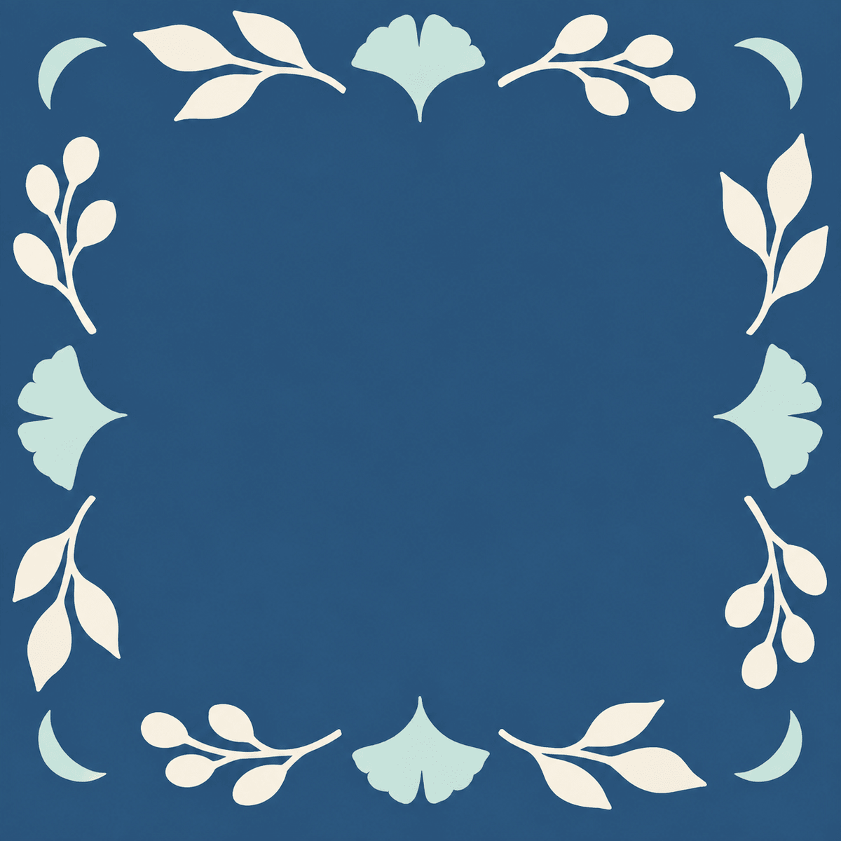 BLUE BOTANICA - Mahj Mat Studio