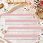 Blush Pink Mahjong Rack & Pusher Set of 4 - Mahj Mat Studio