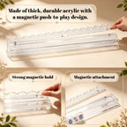 Blush Pink Mahjong Rack & Pusher Set of 4 - Mahj Mat Studio