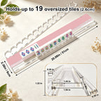 Blush Pink Mahjong Rack & Pusher Set of 4 - Mahj Mat Studio