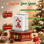 Christmas Cardinal American Mahjong Tile Set - Mahj Mat Studio