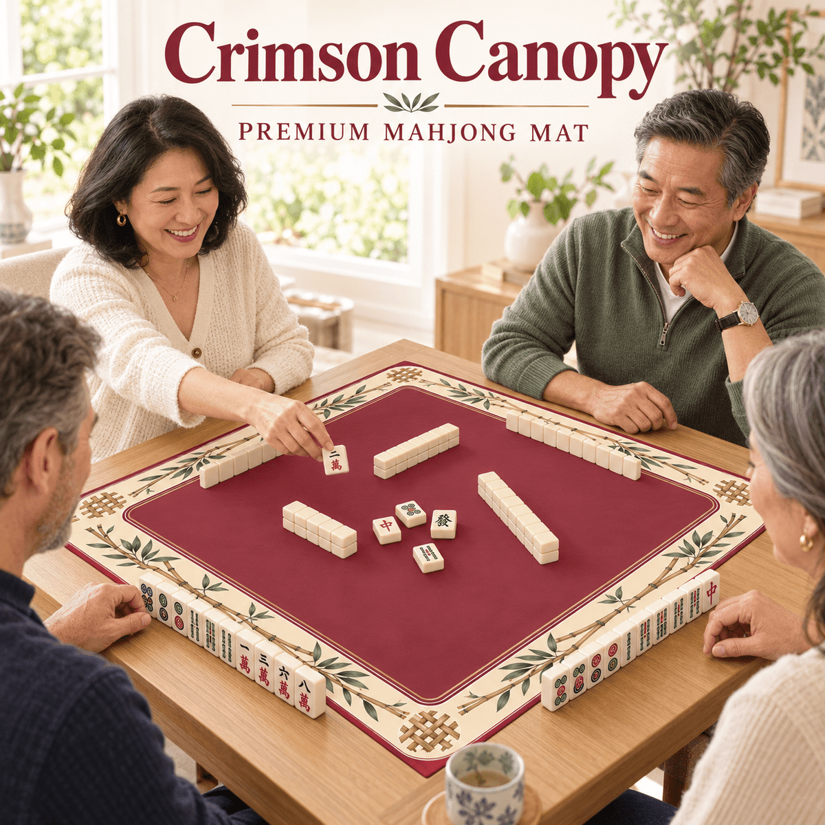 CRIMSON CANOPY - Mahj Mat Studio