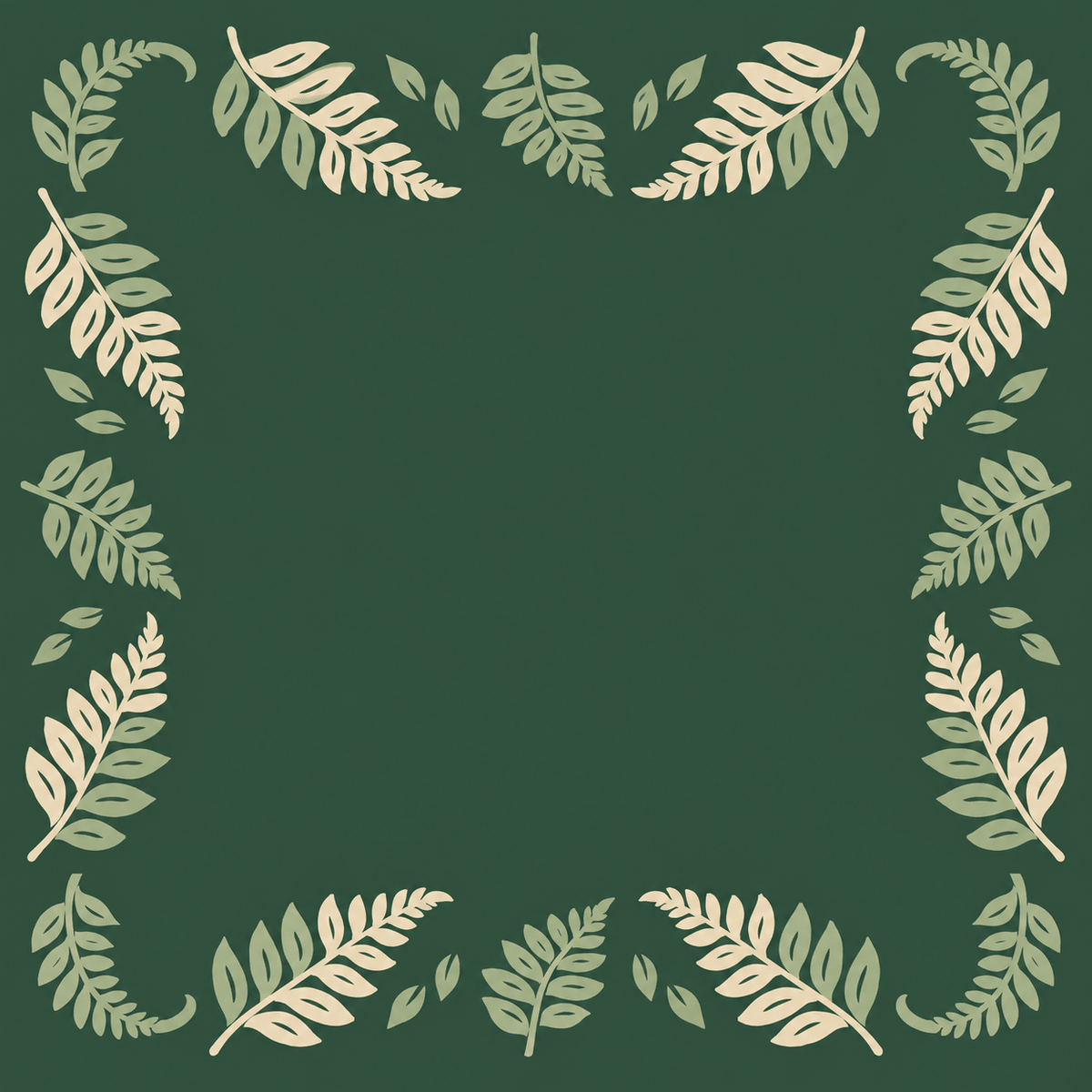 FERN IMPRESSION - Mahj Mat Studio