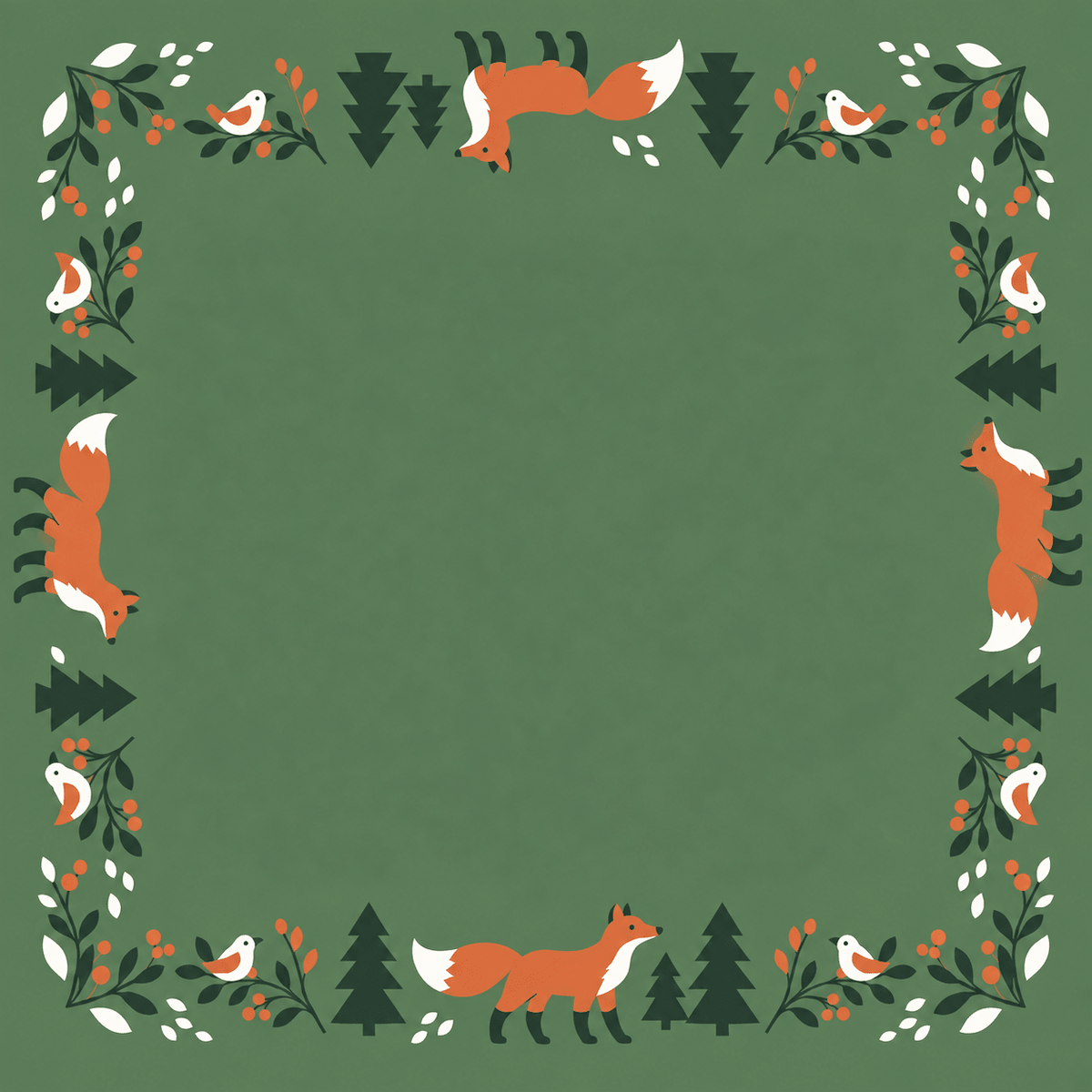 FOREST FOLK - Mahj Mat Studio
