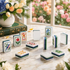 Modern Folk American Mahjong Tile Set - Mahj Mat Studio
