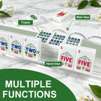Sage Green Mahjong Rack & Pusher Set of 4 - Mahj Mat Studio