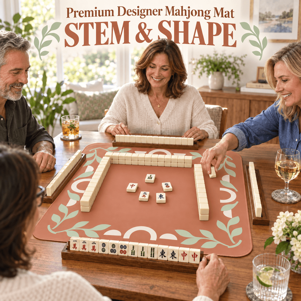 STEM & SHAPE - Mahj Mat Studio