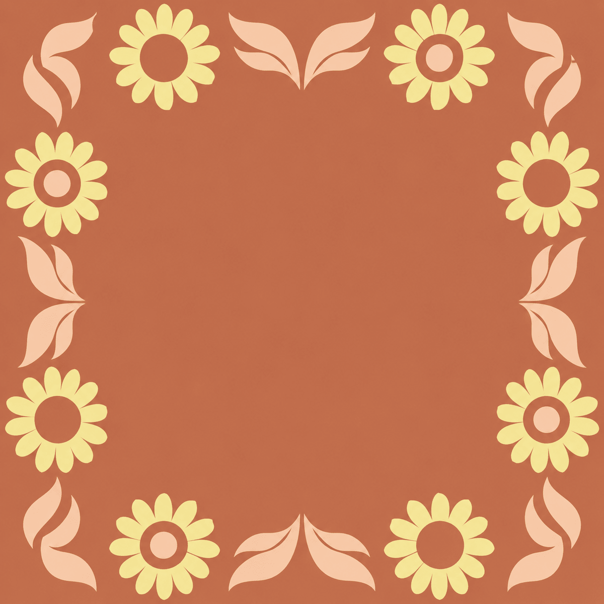 SUN PETALS - Mahj Mat Studio