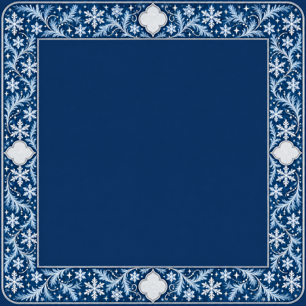 NORTH POLE Christmas Mahjong Mat