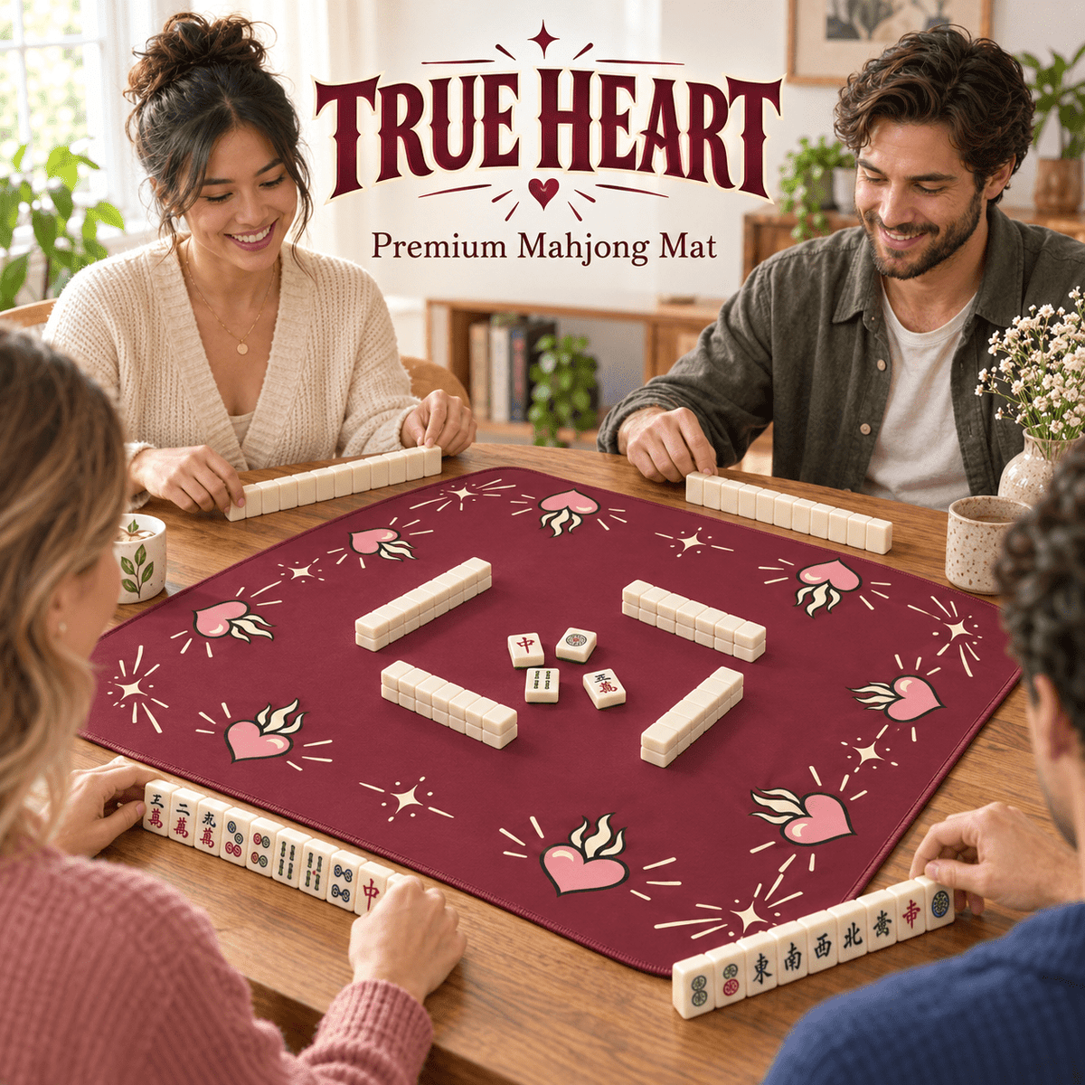 TRUE HEART - Mahj Mat Studio